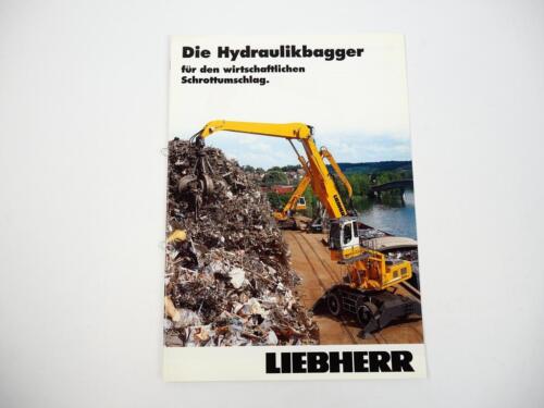 Prospectus Liebherr pelle hydraulique enveloppe à la ferraille 2008 - Photo 1/2