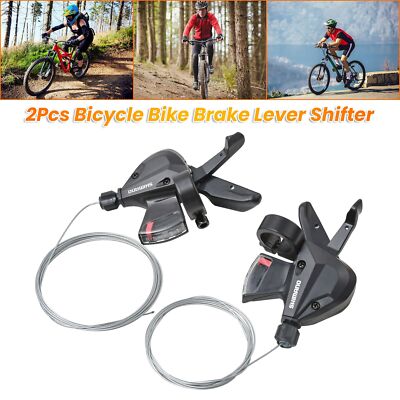 For Shimano Altus SL-M310 3/8 3X8 Speed Trigger Shifter Dual Lever Shifters  Set UK