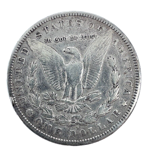 1894-S Morgan Dollar 90% Silver $1 US Coin # 2005 - Picture 3 of 4