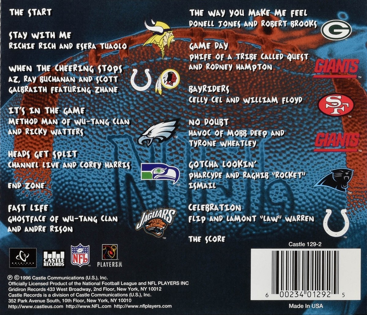 2 CD Soundtrack Lot Any Given Sunday NFL Football Jams Various Hip