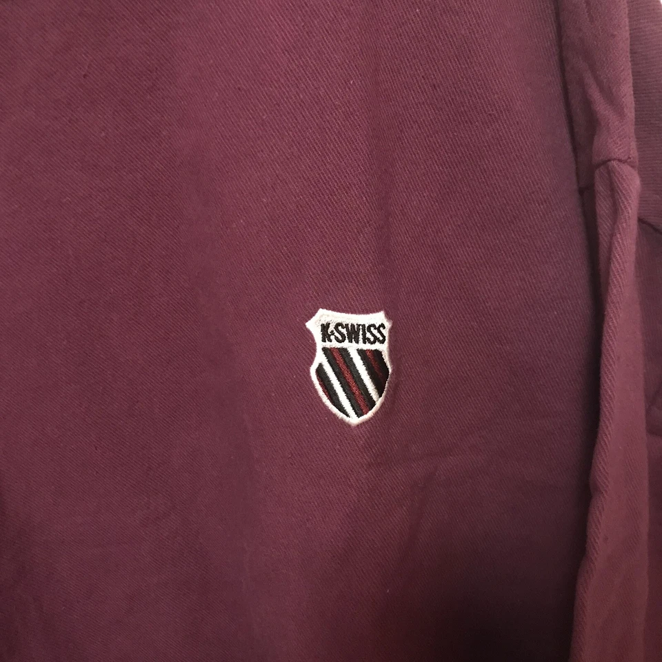 Vtg U.S Tennis Association Sweatshirt Player development K Swiss Preppy 80s - Image 4 of 4