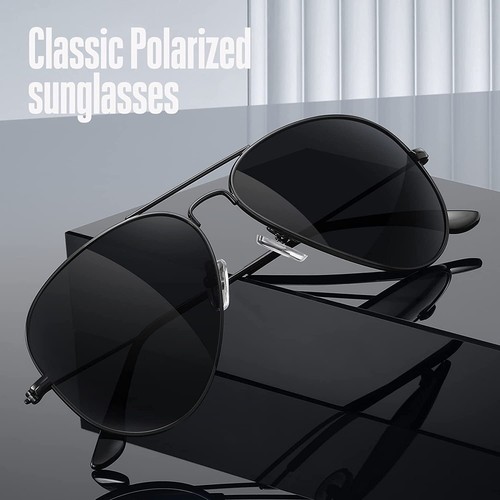 Classic Aviator Sunglasses for Men Womens Sunglasses Driving Polarized Sunglasse - Picture 5 of 6
