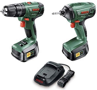 Bosch PSB 1800 LI-2 Cordless Combi Drill with Two 18 V Lithium-Ion 2 ...
