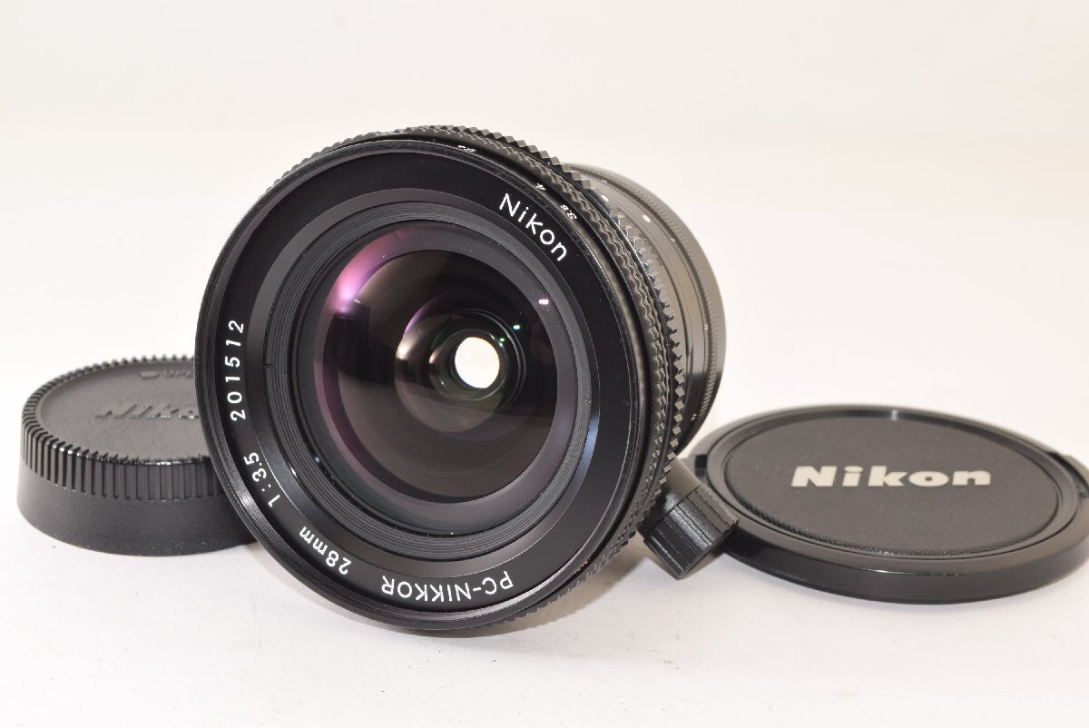 NIKON PC-NIKKOR 28MM F3.5 RETROFOCUS-TYPE WIDE-ANGLE LENS NIKON PC-NIKKOR 28MM F3.5 RETROFOCUS-TYPE WIDE-ANGLE LENS