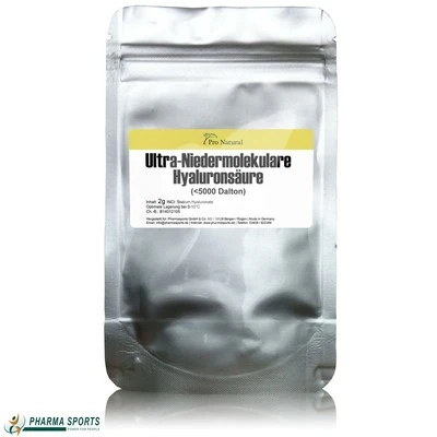 Ultra-Niedermolekulare Hyaluron Säure 2g Pulver zur Creme Gel Faltenbehandlung