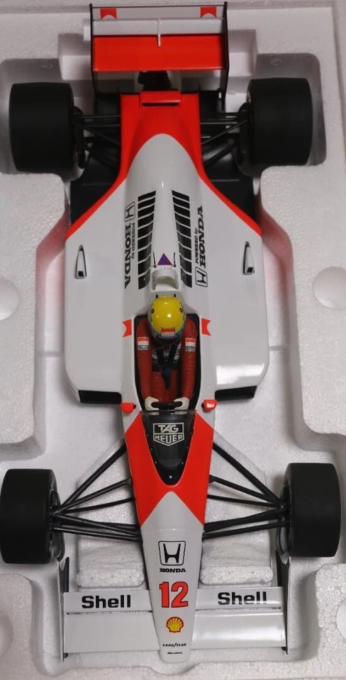 MINICHAMPS 1/12 AYRTON SENNA McLaren 1988 MP 4/4 F1 World Champ - Image 4 of 4