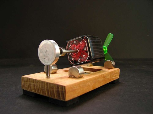 DIY mendocino solar motor Wissenschaft Physik Lernspielzeug - Picture 9 of 9