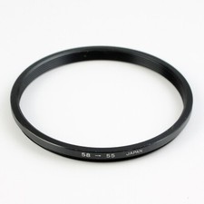 Unbranded 58-55mm Step-Down Adapter Ring New Old Stock