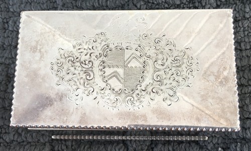 Barker Ellis Vintage Silver Plate Tea Caddy Box, England, 4 Sections - Picture 4 of 12