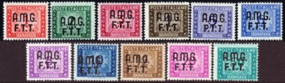AMG-FTT- 1947/49 - Segnatasse - Complete Series New (MNH) Saxon no.5/15