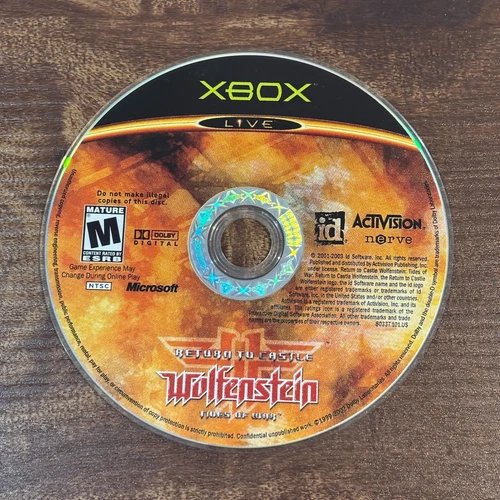 Return to Castle Wolfenstein Tides of War XBOX - TESTED - Fast Shipping