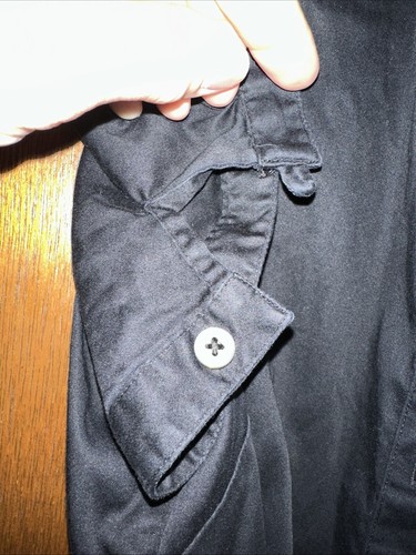 Banana Republic Damen Kurzarm schwarz Knopfleiste Hemd Bluse LP - Bild 6 von 14