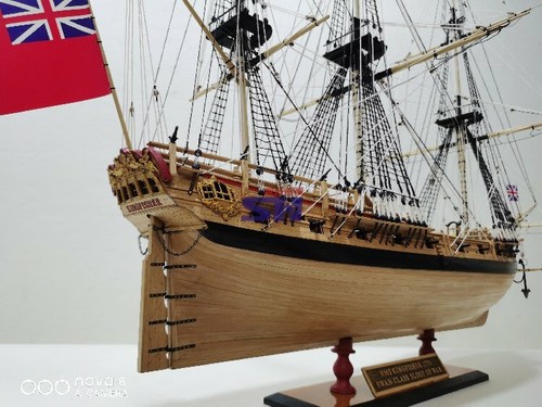 HMS Kingsfisher 1804 1:60 840mm 18-gun Frigate Wooden Model Ship Kit - Picture 6 of 14