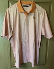 Mens XXL Greg Norman Torrey Pines Golf Polo Shirt - Short Sleeve - Orange