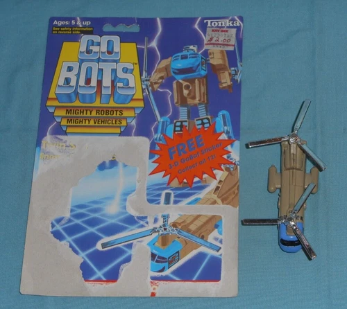 vintage GO BOTS gobots TWIN SPIN WITH ORIGINAL CARDBACK