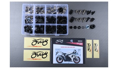 Spezifischer Verkleidungsschrauben Ergänzungsatz Silber SUZUKI GSXR GSX-R 100...