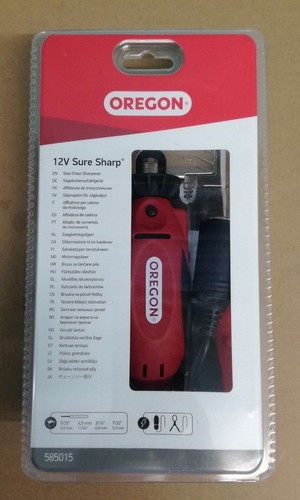 NEU MODELL Oregon 12 V elektrische sichere scharfe Kettensägenschärfer Kette KOSTENLOSE DPD LED - Bild 2 von 3