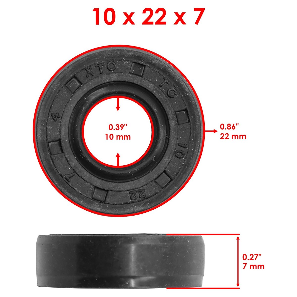 Water Pump Impeller Oil Seal w/ Mechanical Seal for Kawasaki