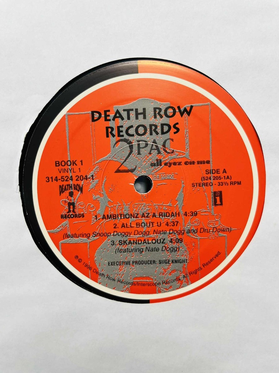 2pac TUPAC / All Eyez On Me 1996 US Original 4LP Vinyl Death Row
