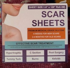 Silicone Scar Sheets,Silicone Scar Tape,Silicone Scar Removal Strips 3M