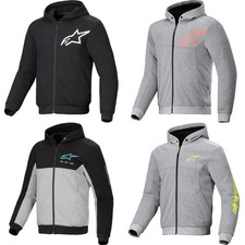 Produktbild - Herren Motorrad Hoodie Jacke - Alpinestars Chrome V2 Sport - Hoody m. Protektor