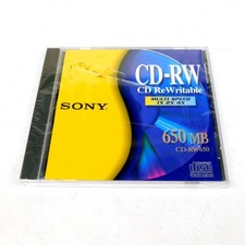 Sony CD-RW650 Rewritable CD Blank Media New Factory Sealed