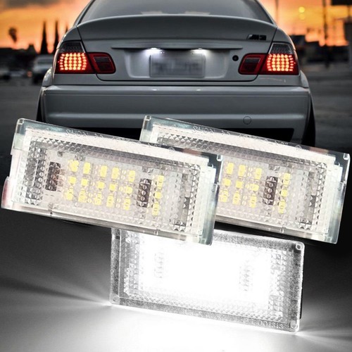 2 Ampoules LED Pour Plaque D'immatriculation VW - 12V 6500K, Super Brillantes, Plug & Play, Remplacement Simple