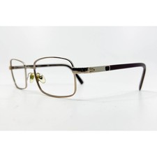 Sferoflex Eyeglass Frames Mens Brown Silver Rectangle 2206 267 55-19-140
