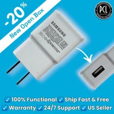 ✅ OEM Samsung (5V/1.55A) USB Wall Charger / Travel Adapter・(EP-TA50JWE) 1pc ✅
