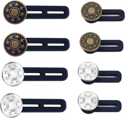 8 PCS Button Extenders for Jeans, Pants Button Extender, Waist Extenders for Pan