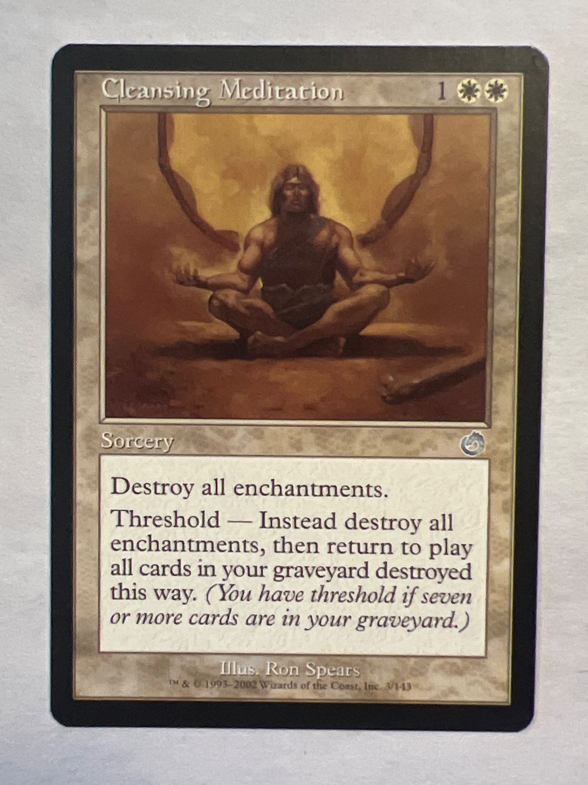 MTG - Cleansing Meditation - Torment - NM/LP - Magic the Gathering