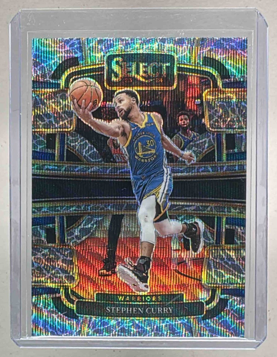 Stephen Curry 2023 Panini Select #56 Elephant Prizm SSP Concourse