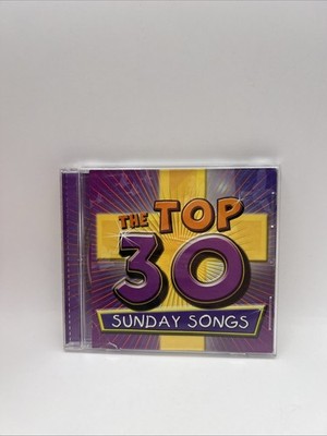 Childrens Top 30 Sunday Songs - Audio CD By Various Artists Broken Case ￼