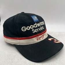 Vintage Dale Earnhardt 3 Goodwrench Service Plus GM Snapback Hat Cap NASCAR