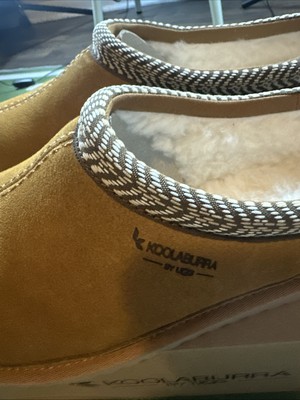 NWOT Koolaburra BY UGG Mens Borree Slipper Clogs Chestnut Brown Size 13 Koolaburra by UGG Burree Slippers Mens 13 Suede Chestnut  main image 2