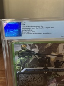Halo 2 Microsoft Xbox 2004 NEW FACTORY SEALED Graded Wata PSA 9.6 A Grading
