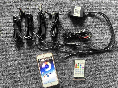 Tinted 4PC 16.5FT 5Meters RGB Dream Color CHASING Light Strips for Can-am Spyder - Bild 3 von 17