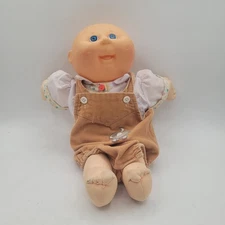 Vintage Cabbage Patch Doll 1991 Xavier Roberts Signature Blue Eyes Bald