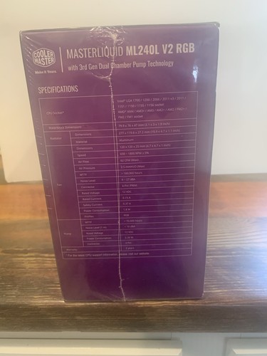 Cool Master MasterLiquid ML240L V2 RGB with 3rd Gen Dual Chamber Pump Technology - Zdjęcie 5 z 6