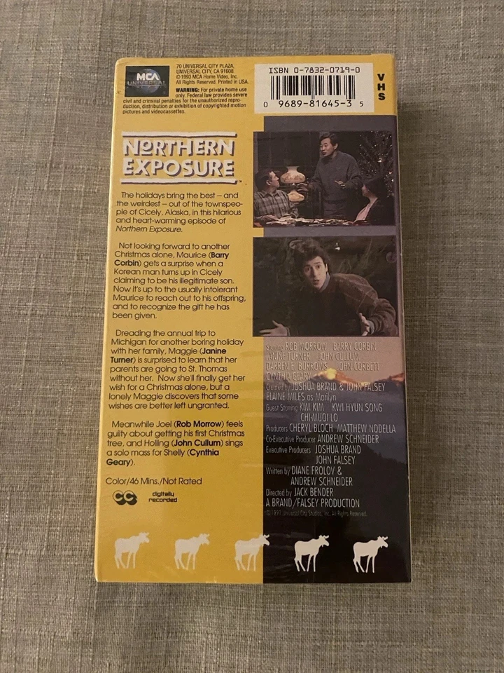 Northern Exposure "Seoul Mates" VHS Tape (TV Series) • 1993 Release • New/Sealed - Image 3 of 4