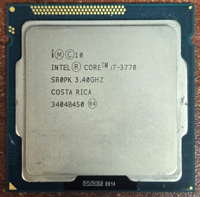 Intel Core i7-3770 3.40GHz SR0PK Processor