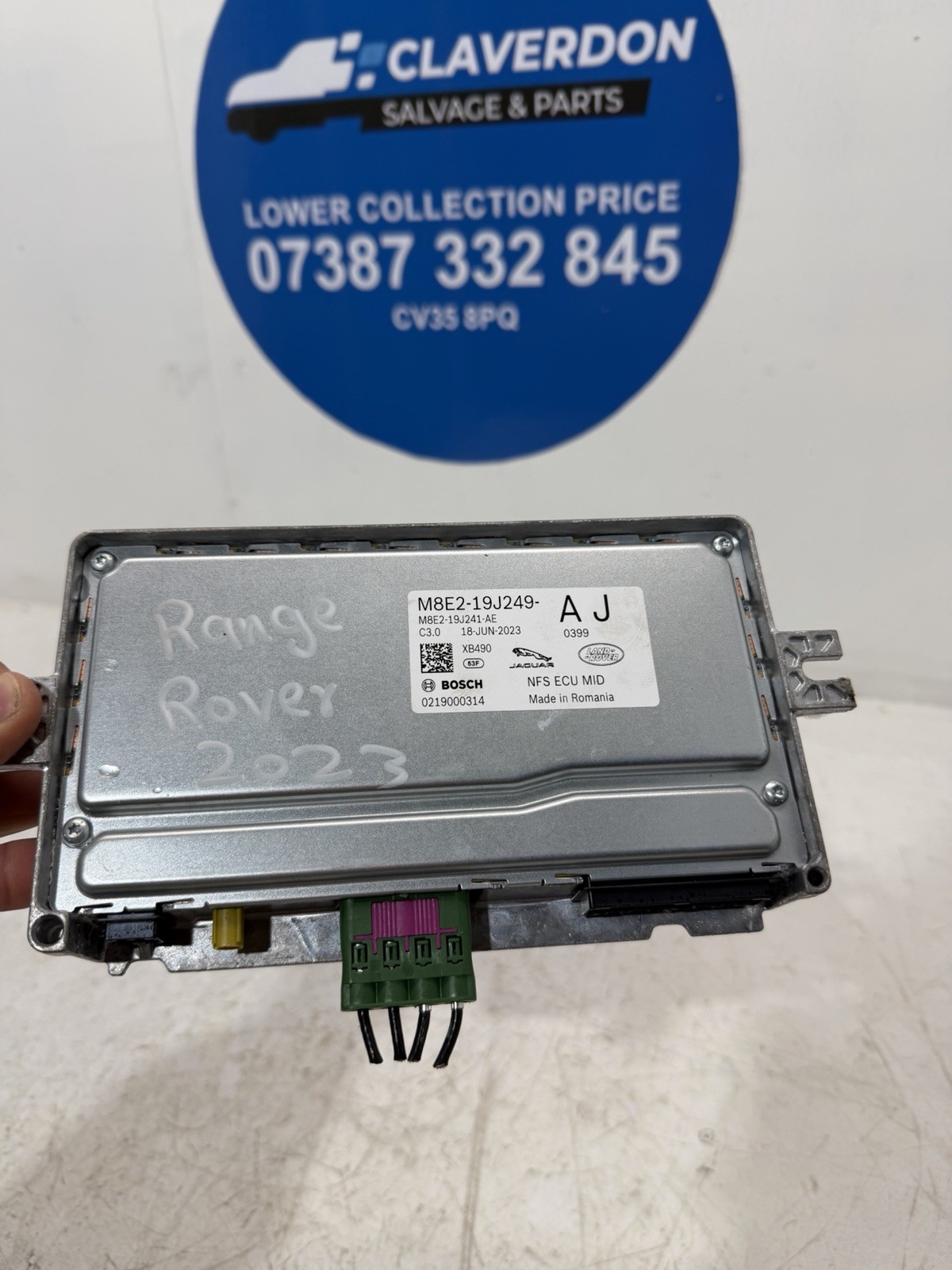 2023 Land Rover Range Rover Sport L461 Camera Control Unit M8E2-19J249-AJ