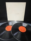 The Beatles White Album 2lp Vinyl 1976 Orange Capitol Label Press VG+/EX Wax
