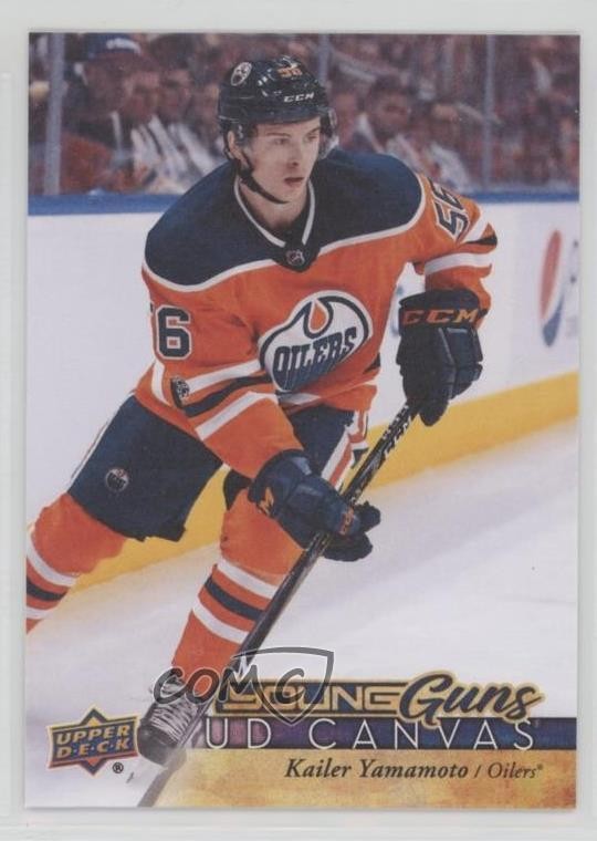 2017-18 Upper Deck UD Canvas Young Guns Kailer Yamamoto #C102 8hk
