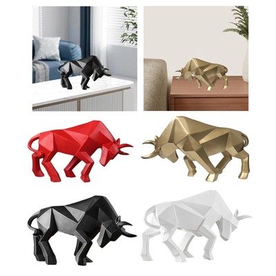 Bullenstatue Tierstatue Hauswarming Geschenkdekoration Harz Skulptur Wohnzimmer