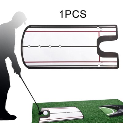 Golf Putting Alignment Mirror Acryl für Anfänger Eye Line Putting Mirror
