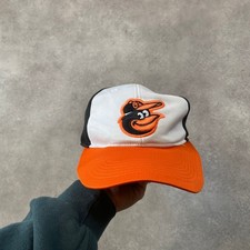 Baltimore Orioles Baseball Cap Kids One Size MLB Embroidered, Orange White
