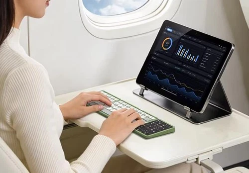 BOW Numeric Keypad + Touchpad Foldable Keyboard For OPPO Find N6 Honor Magic V6 - Picture 5 of 12