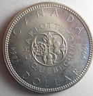 1964 CANADA DOLLAR - AU/UNC - Excellent Silver Crown Coin - Lot #M25
