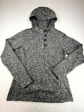 Columbia Darling Days Hoodie Womens Large Heather Gray Fleece Lined Outdoor